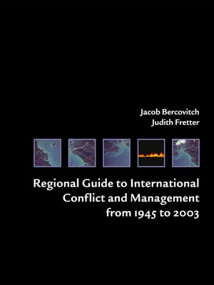 cover image of Regional Guide to International Conflict and Management from 1945 to 2003